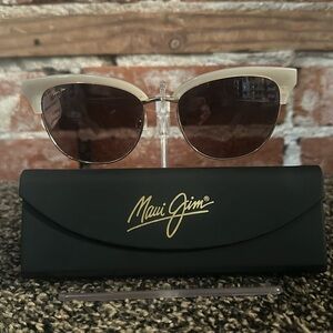 Maui Jim Lokelani Milky Almond with Gold
